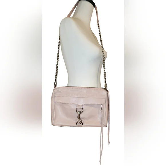 REBECCA MINKOFF PALE PINK CROSSBODY BAG - Picture 1 of 16